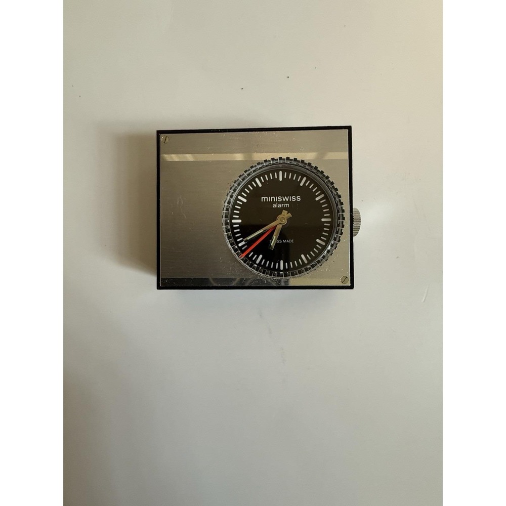 Vintage Miniswiss Travel Alarm Clock